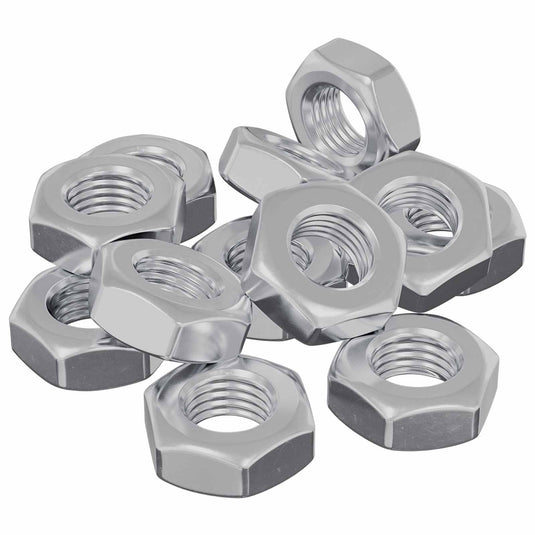 Vidaxl zeshoekige moeren 3600 pcs zilver ijzer