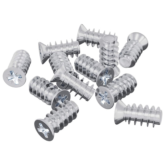 Vidaxl bout 10909 pcs zilver m6 x 12 mm ijzer