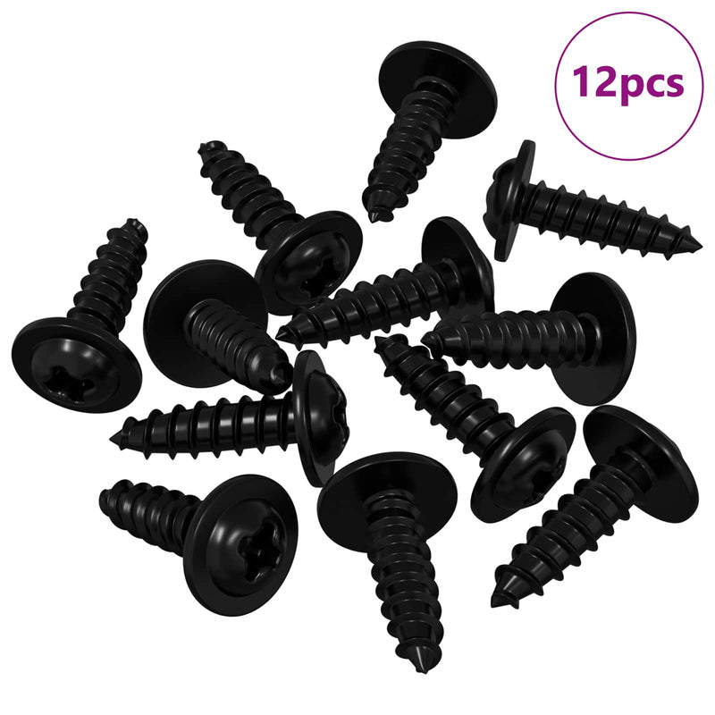Chargez l'image dans la visionneuse de la galerie, Vidaxl zelftappende nagel 12 pcs zwart 3,5 x 12 mm ijzer
