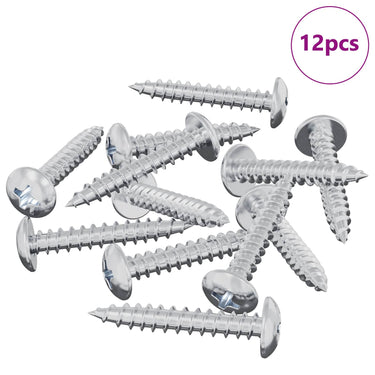 Vidaxl zelftappende nagel 12 pcs verzinkt 4 x 25 mm staal