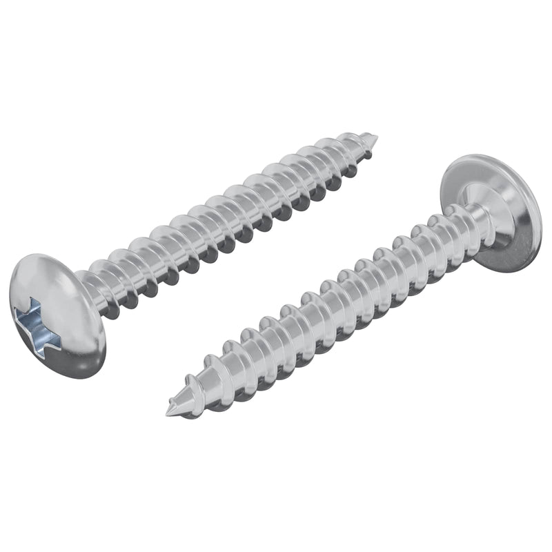 Chargez l'image dans la visionneuse de la galerie, Vidaxl houten schroeven 2 pcs zilver m4 x 28 mm staal
