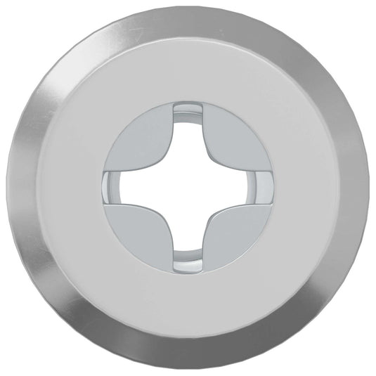 Vidaxl slotmoer 12 pcs zilver m6 x 15 mm staal