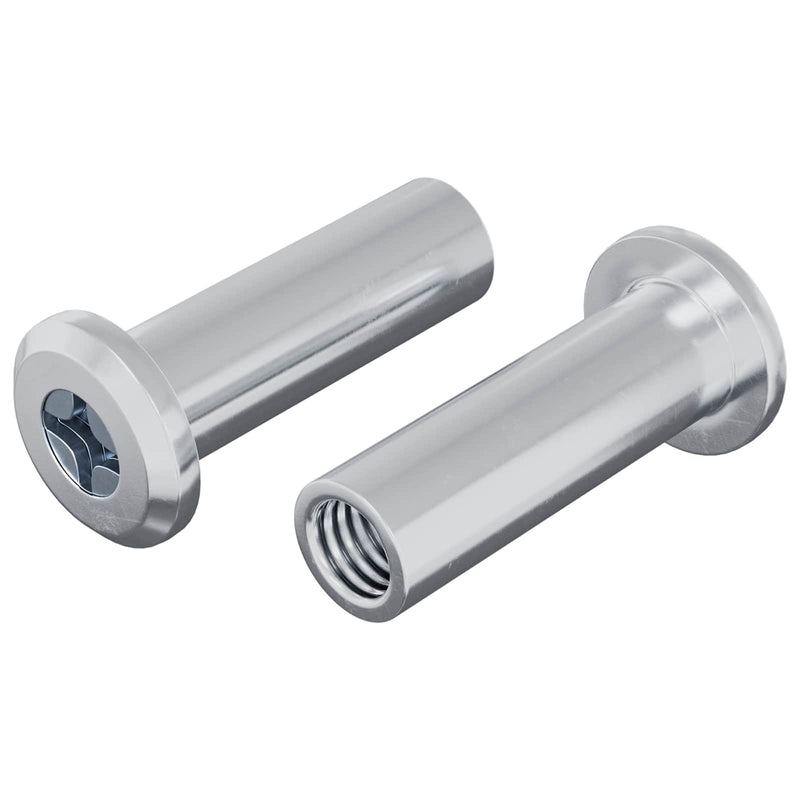 ギャラリービューアに画像をロードする, Vidaxl slotmoer 2 pcs zilver m6 x 15 mm staal

