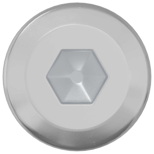 Vidaxl slotschroef effen 4865 pcs zilver staal