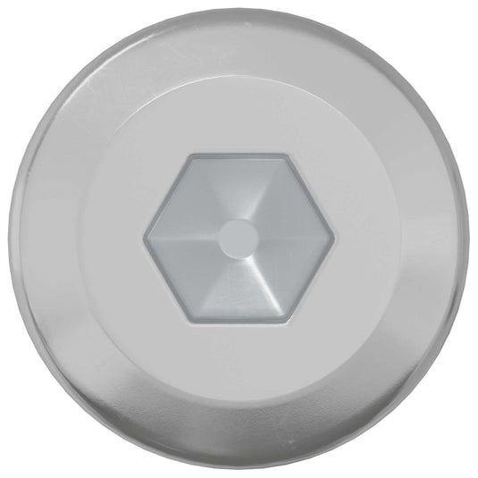 Vidaxl slotschroef effen 2 pcs zilver m6 x 35 mm staal