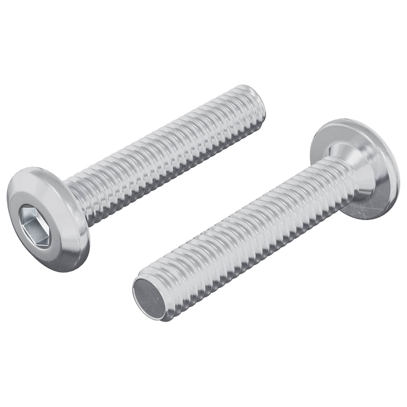 ギャラリービューアに画像をロードする, Vidaxl vergrendelingsschroef 2 pcs zilver m6 x 35 mm staal
