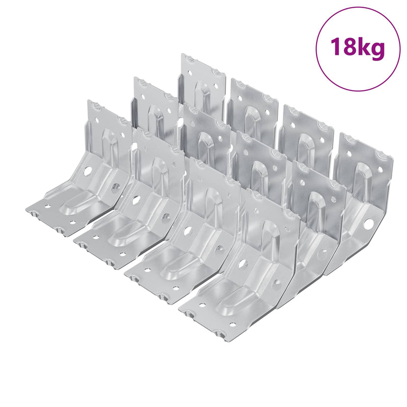 Chargez l'image dans la visionneuse de la galerie, Vidaxl beugel 212 pcs verzinkt 106 x 55 x 1,5mm staal
