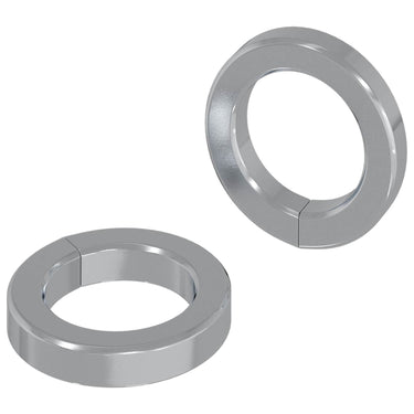 Vidaxl veer washer 2 pcs wit 13 x 1 mm ijzer