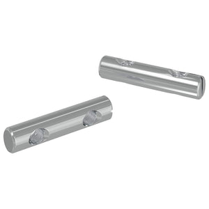 Vidaxl moer 2 pcs verzinkt 60 x 12 mm ijzer