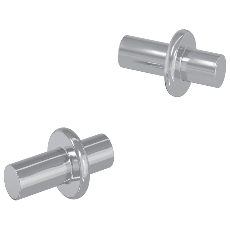 ギャラリービューアに画像をロードする, Vidaxl plankhaak 2 pcs zilver 8,6 x 8,6 x 14,6 mm staal
