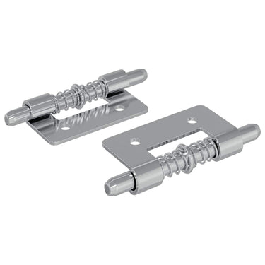Vidaxl latch 2 pcs zilver 46 x 17 x 1,2 mm staal