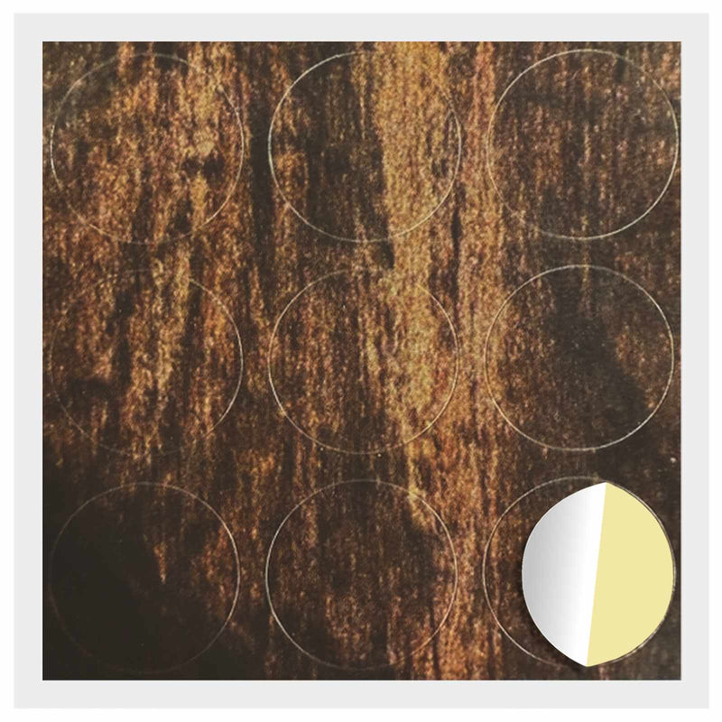 Afbeelding laden in galerijviewer, Vidaxl zelfklevende schroefhoes 12 pcs oudhout ø 20 x 0,5 mm
