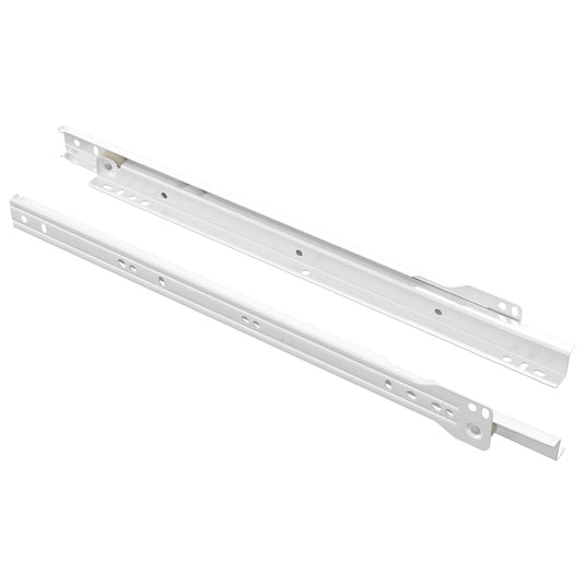 Vidaxl ladegeleider 2 pcs wit 350 mm staal