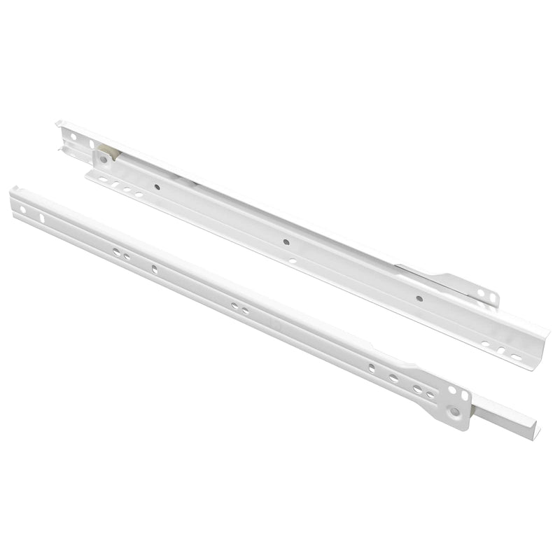 Afbeelding laden in galerijviewer, Vidaxl ladegeleider 2 pcs wit 350 mm staal

