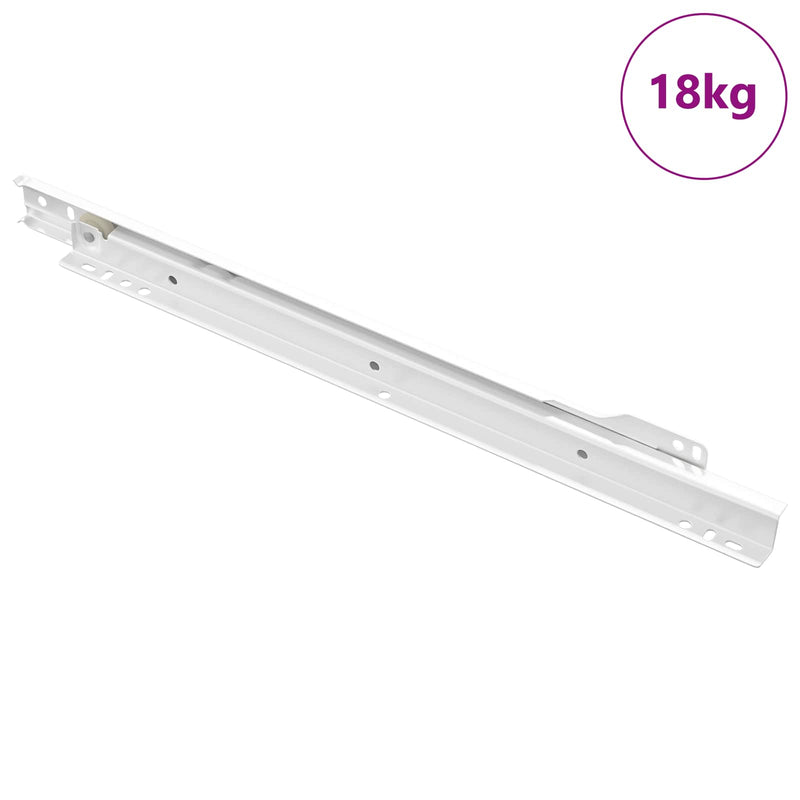 Chargez l'image dans la visionneuse de la galerie, Vidaxl ladegeleider 63 pcs wit staal
