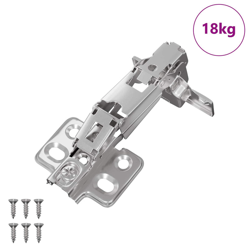 Afbeelding laden in galerijviewer, Vidaxl scharnier 126 pcs nikkel 139 x 64,1 x 10 mm ijzer
