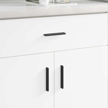 Vidaxl handvat 973 pcs zwart 106 x 7,4 x 15,5 mm aluminium