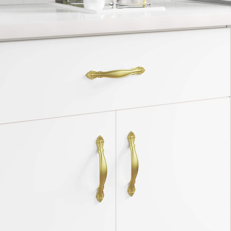 Afbeelding laden in galerijviewer, Vidaxl handvat 2 pcs goud 143 x 19,2 x 20 mm zinklegering
