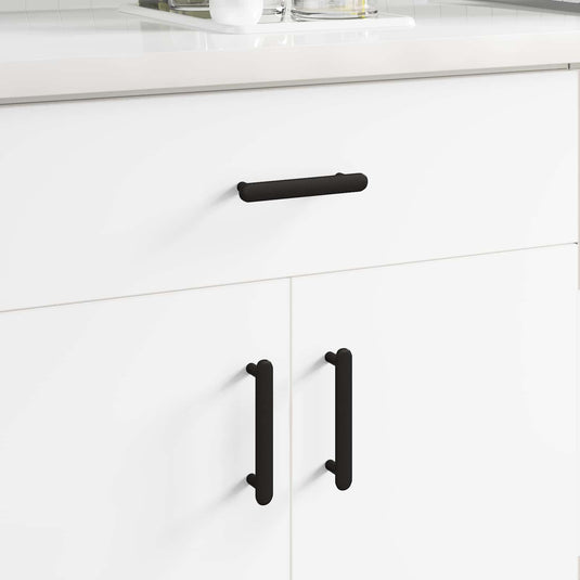Vidaxl kasthandgreep 2 pcs zwart 121 x 16.6 x 28.3 mm ijzer