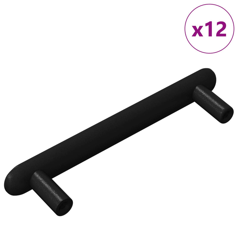 Afbeelding laden in galerijviewer, Vidaxl kasthandgreep 12 pcs zwart 121 x 16.6 x 28.3 mm ijzer
