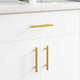 Vidaxl kasthandgreep 12 pcs goud 150 mm roestvrij staal
