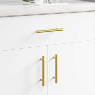 Vidaxl kasthandgreep 510 pcs goud 150 mm roestvrij staal