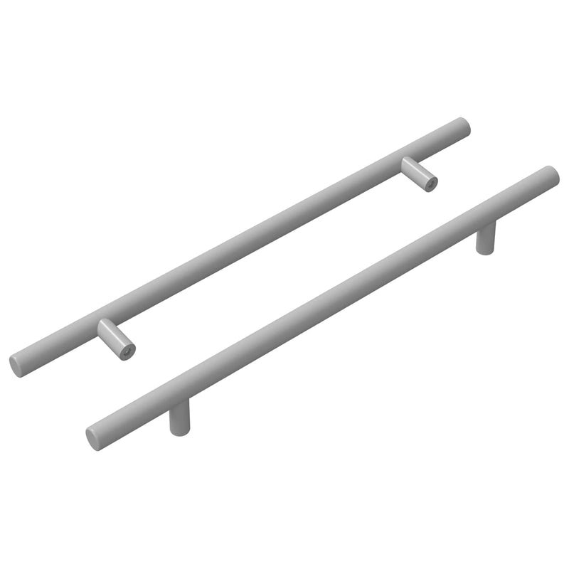 ギャラリービューアに画像をロードする, Vidaxl kasthandgreep 2 pcs zilver 300 mm roestvrij staal
