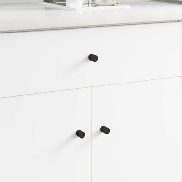 Vidaxl kastknoppen 968 pcs zwart ijzer