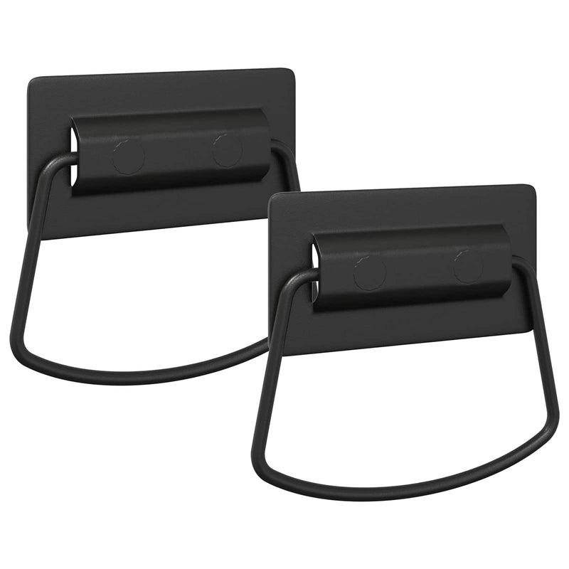 Afbeelding laden in galerijviewer, Vidaxl kast handvatten 2 pcs zwart 85 x 45 mm metaal
