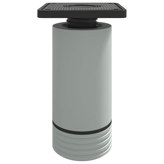 Vidaxl meubelpoten verstelbaar 2 pcs wit 64 x 64 x 100 mm pp
