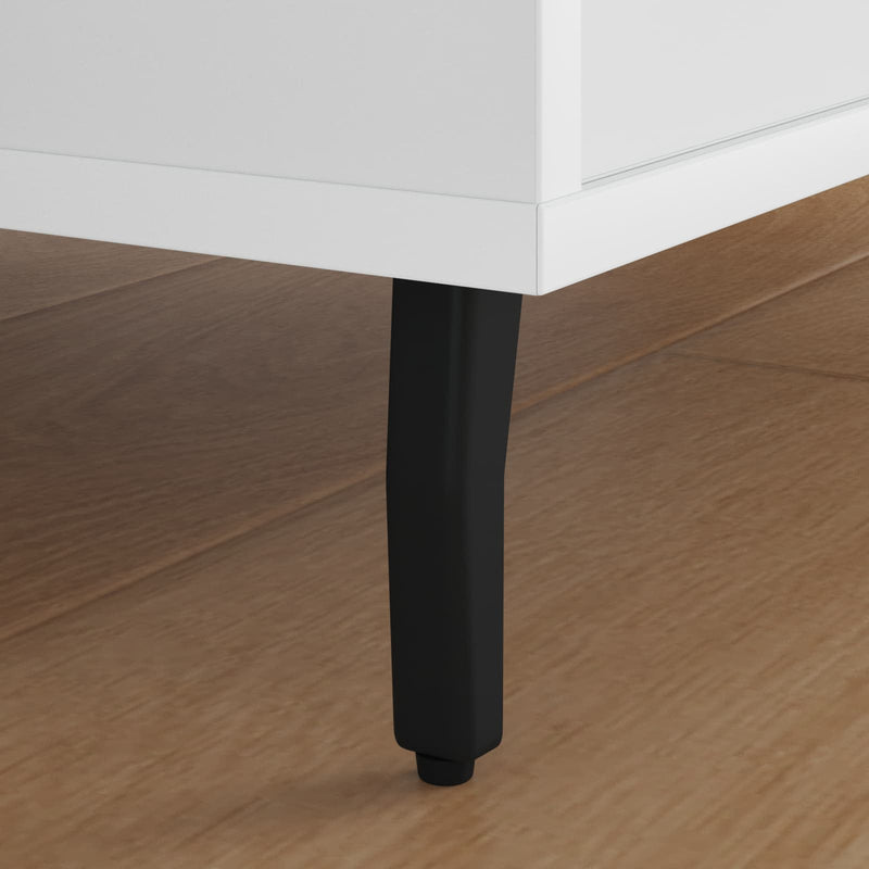 Afbeelding laden in galerijviewer, Vidaxl staande poten 12 pcs zwart 40 x 40 x 100 mm ijzer
