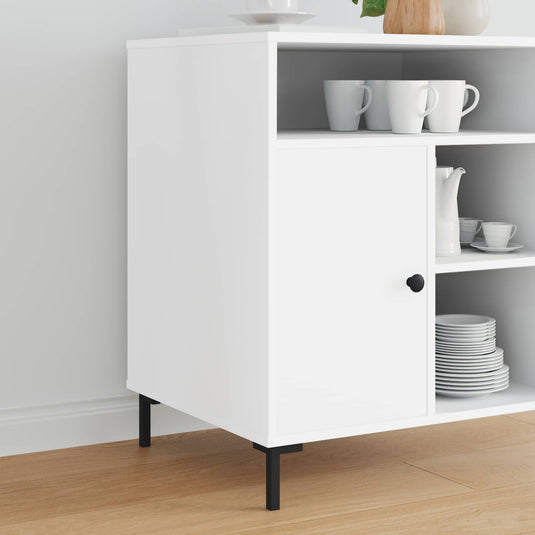 Vidaxl staande poten 2 pcs zwart 57 x 57 x 100 mm ijzer