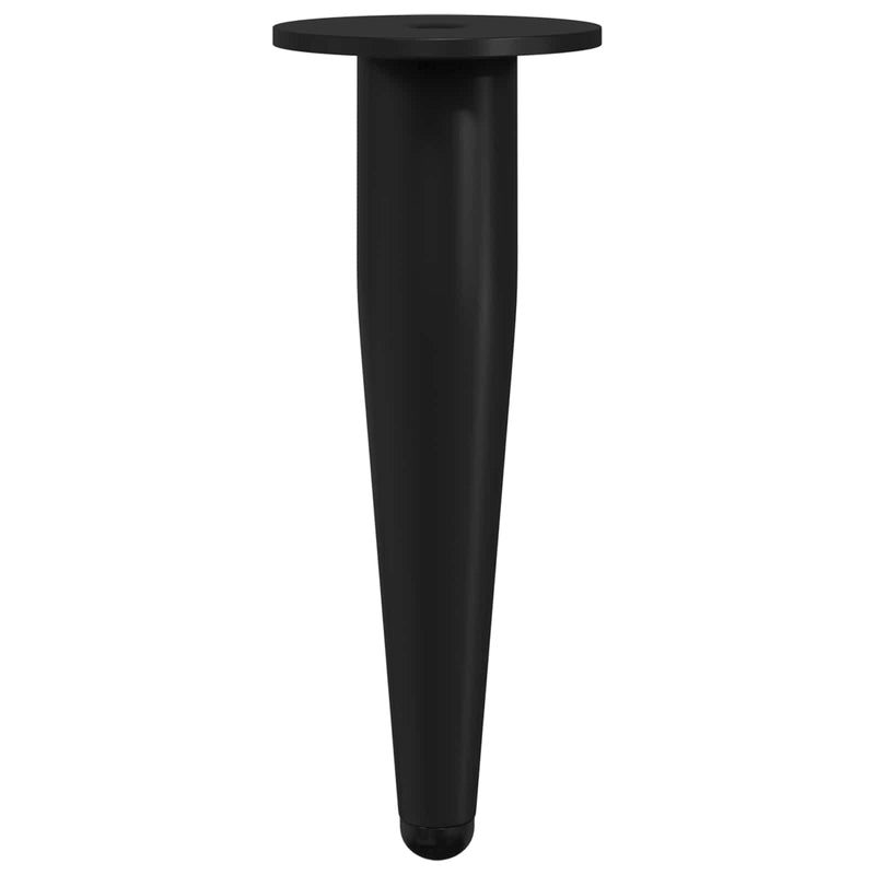 Afbeelding laden in galerijviewer, Vidaxl meubelpoten 2 pcs zwart ø 40 x 98 mm ijzer
