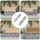 Vidaxl strijkplaat 2 pcs zilver 50 x 10 x 1,2 mm ijzer