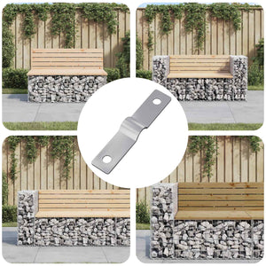 Vidaxl strijkplaat 12 pcs zilver 50 x 10 x 1,2 mm ijzer