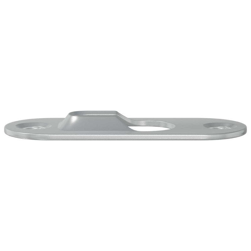 Afbeelding laden in galerijviewer, Vidaxl sleufhanger 2 pcs zilver 45 x 16 x 3.5 mm ijzer
