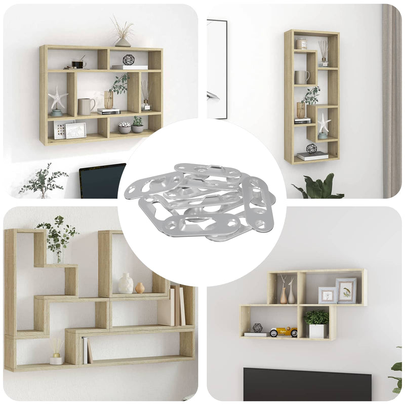 Afbeelding laden in galerijviewer, Vidaxl sleufhanger 3673 pcs zilver 45 x 16 x 3.5 mm ijzer
