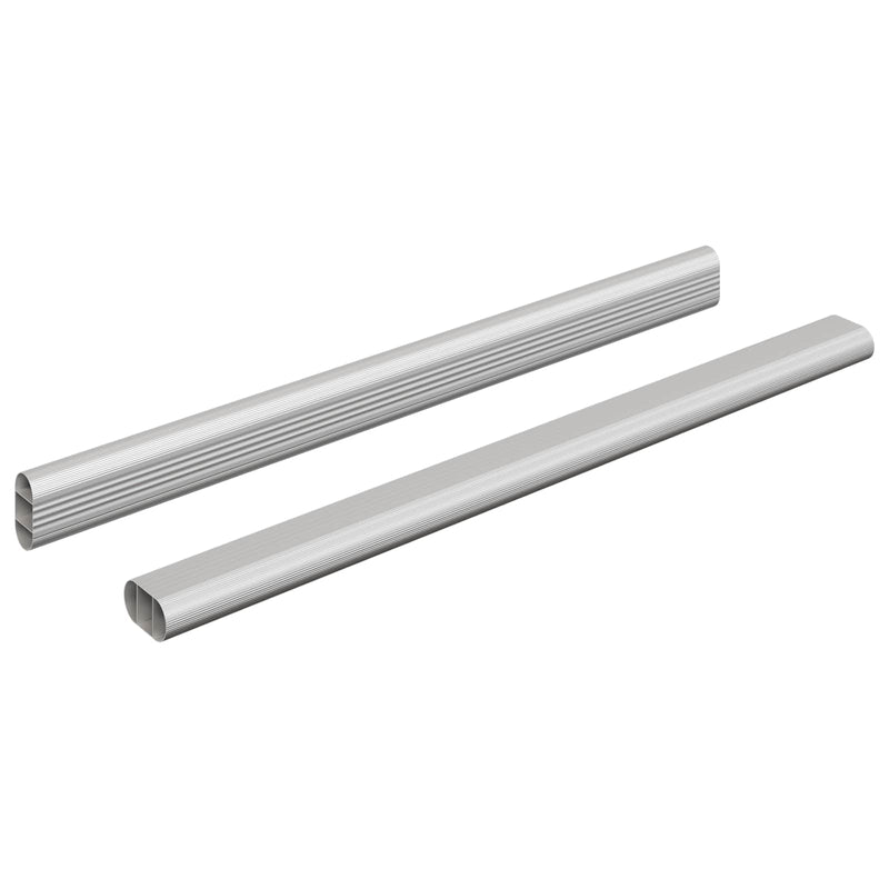 Chargez l'image dans la visionneuse de la galerie, Vidaxl kaststaaf 2 pcs zilver 764 x 15 x 29 mm aluminium legering
