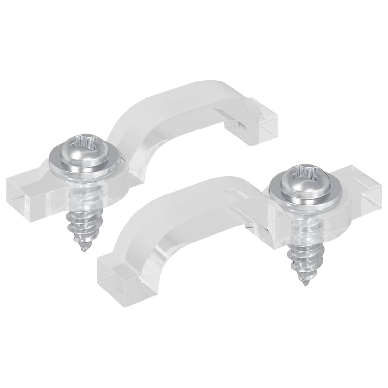 Afbeelding laden in galerijviewer, Vidaxl led strip clips 2 pcs doorzichtig 23,8 x 7,3 x 4,3 mm
