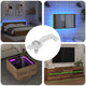 Vidaxl led strip clips 12 pcs doorzichtig 23,8 x 7,3 x 4,3 mm