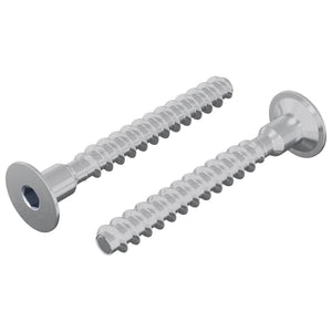 Vidaxl bout 2 pcs verzinkt 5 x 40 mm ijzer