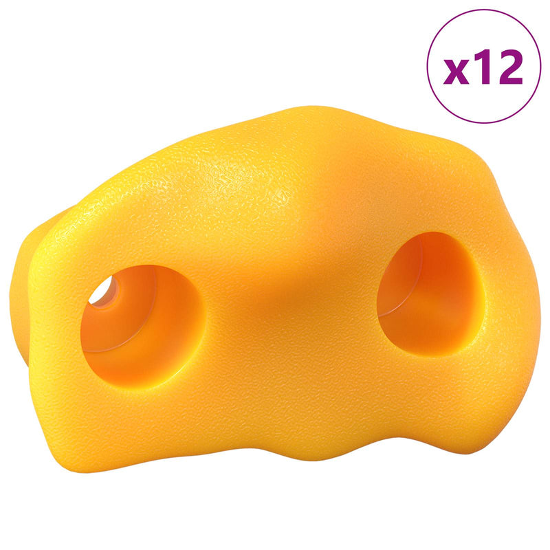 Chargez l'image dans la visionneuse de la galerie, Vidaxl klimgreep 12 pcs geel 100 x 67 x 43 mm pp

