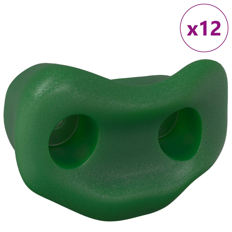 Chargez l'image dans la visionneuse de la galerie, Vidaxl klimgreep 12 pcs groen 100 x 67 x 43 mm pp
