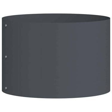 Vidaxl plantenring antraciet 30 x 30 x 20 cm koudgewalst staal