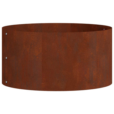 Vidaxl plantenring bruin 40 x 40 x 20 cm cortenstaal