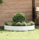 Vidaxl plantenring 5 pcs wit 120 x 120 x 20 cm koudgewalst staal