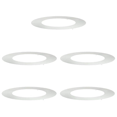 Vidaxl geschikt voor platte boomringen 5 pcs zilver ø50 80 cm