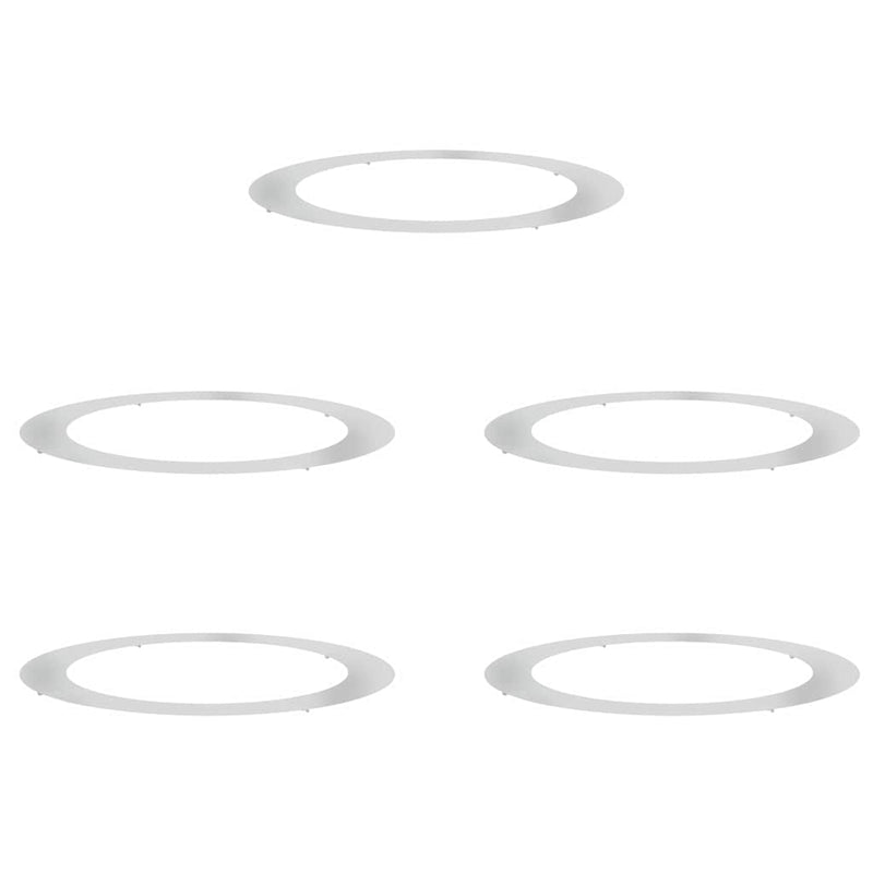 ギャラリービューアに画像をロードする, Vidaxl geschikt voor platte boomringen 5 pcs zilver ø90 120 cm
