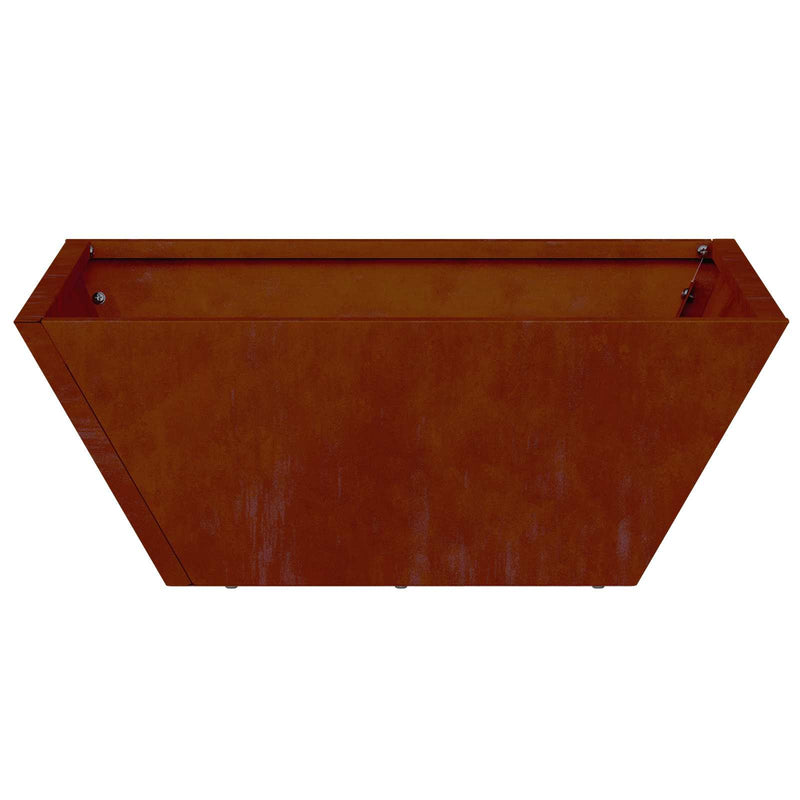 Afbeelding laden in galerijviewer, Vidaxl tuin bloempot 5 pcs roestig 40 x 40 x 15 cm cortenstaal
