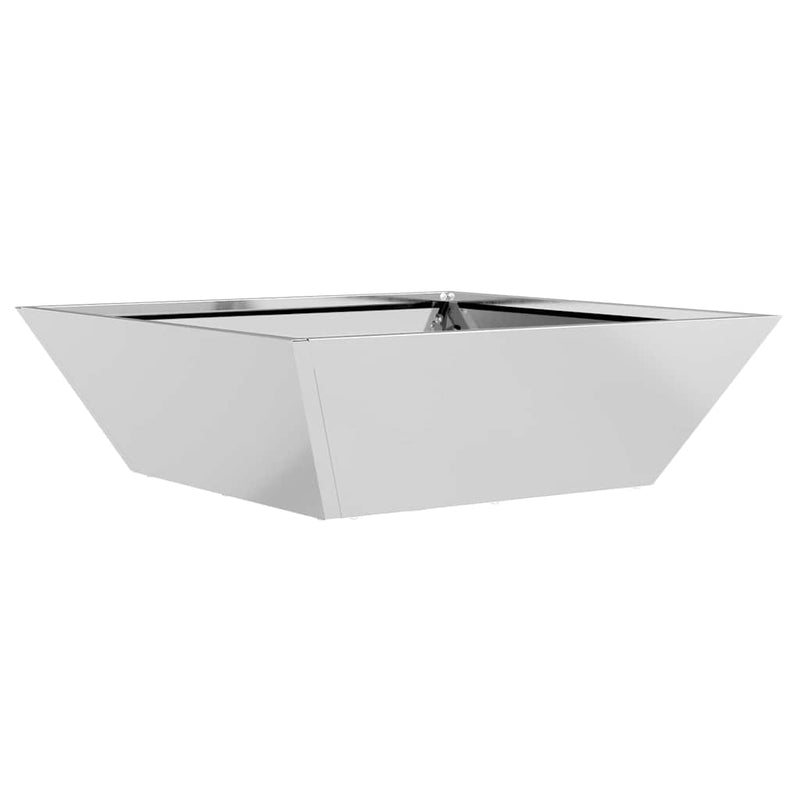 ギャラリービューアに画像をロードする, Vidaxl tuin bloempot zilver 50 x 50 x 15 cm gegalvaniseerd staal
